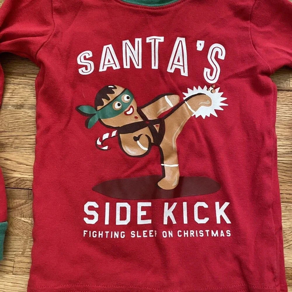 Carter's Santa's Sidekick Two Piece Pajamas Size 3t